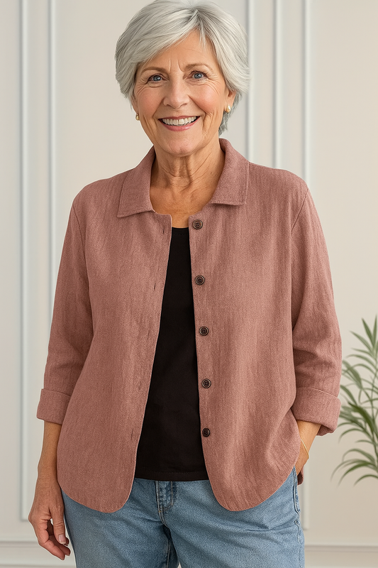 Ayani™ | Casual Comfortable 100% Cotton Blouse 