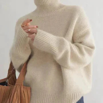 Amaya - Luxury Cashmere Turtleneck Sweater